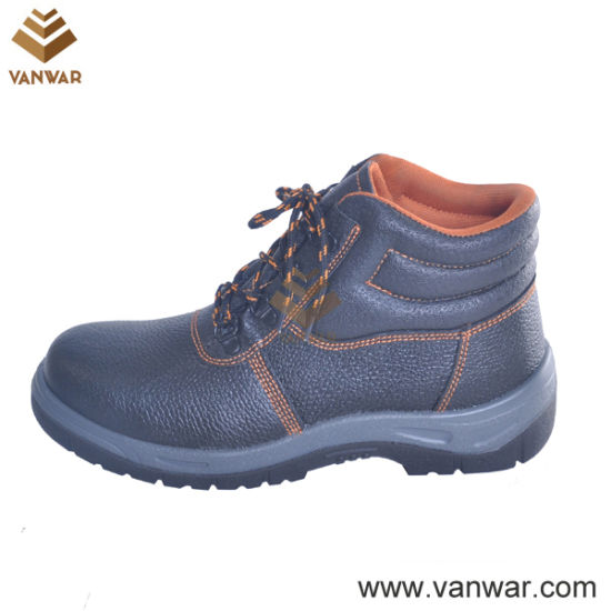 Long Wearing Military Working Safety Boots of High Quality Leather (WWB060)