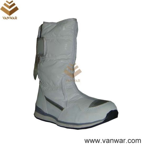 White Cemented Russian Snow Boots (WSCB017)