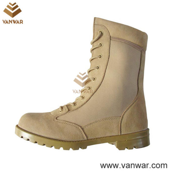 Fabric Heat-Resistant Military Desert Boots (WDB035)