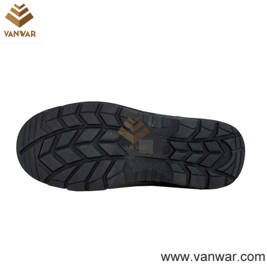 Embosssed Cow Leather Military Working Safety Boots (WWB044)