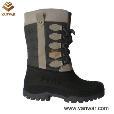 Stiched Snow Boots with Waterproof Outsole (WSB026)
