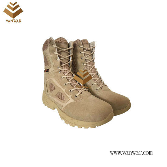Tan Desert Suede Military Desert Boots with high quality(WDB064)