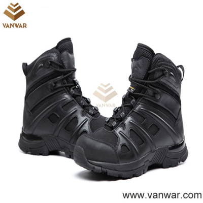 Anti-Slip Black Military Tactical Boots (WTB028)