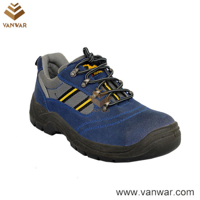 High Quality Blue Working Safety Shoes with Steel Platewss006