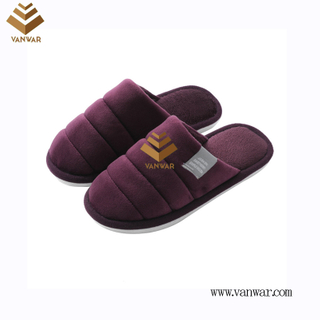 Customize Indoor Cotton lovely design Slippers with High Quality (wis064)