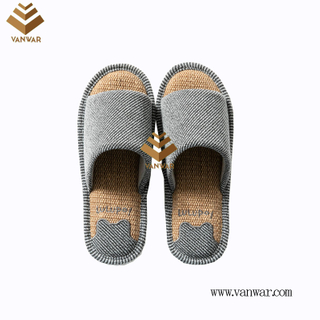Customize Indoor Cotton winter home Slippers with High Quality (wis084)
