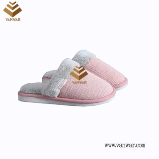 Customize Indoor Cotton lovely design Slippers with High Quality (wis042)